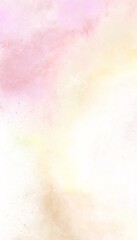 Fototapeta premium Watercolor background pink with yellow