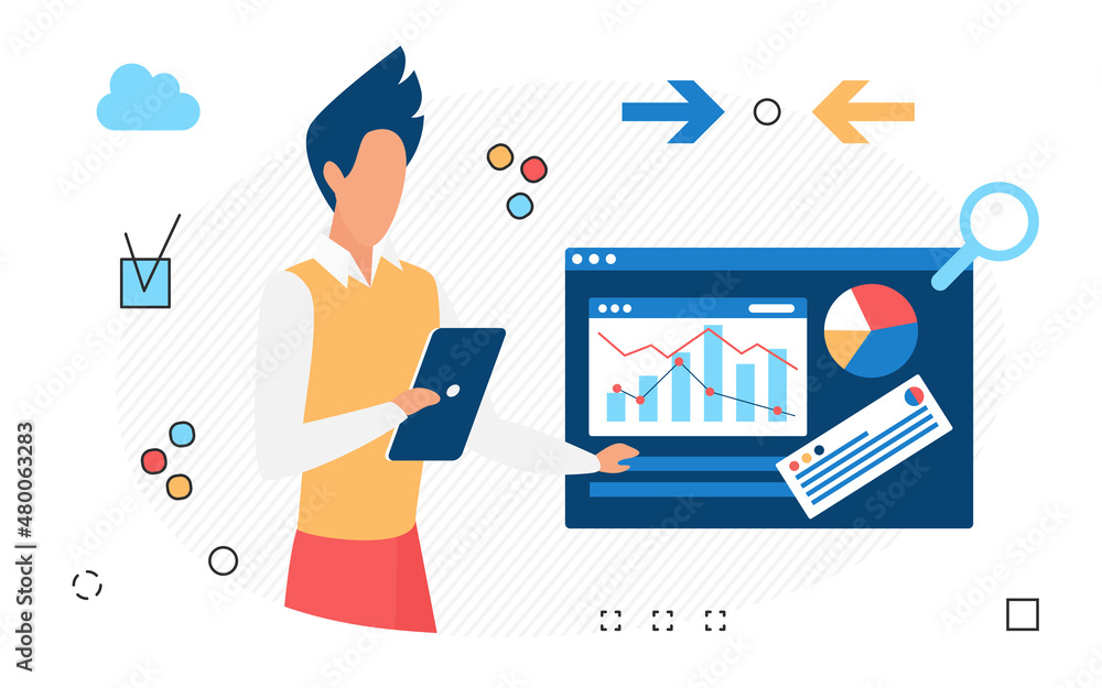 Poster managed data analytic services and business intelligence solutions. company annual reports and dashb