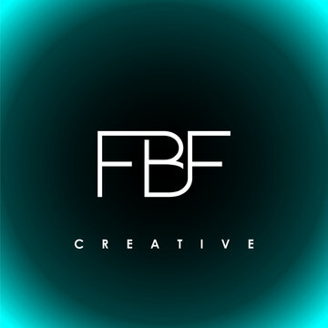 FBF Letter Initial Logo Design Template Vector Illustration