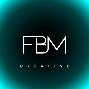 FBM Letter Initial Logo Design Template Vector Illustration