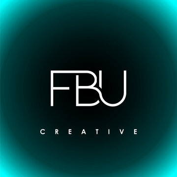 FBU Letter Initial Logo Design Template Vector Illustration