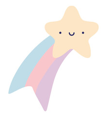 flying star illustration