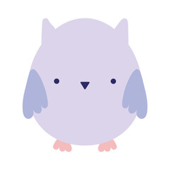 purple owl design