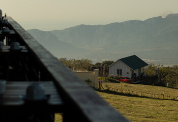 Vista de cabaña