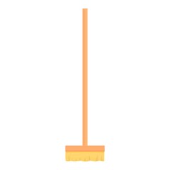 Mop brush icon cartoon vector. Cleaning tool. Clean home