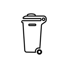trash icon vector design templates
