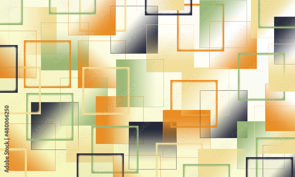 Aufkleber abstract background with simple square or rectangle geometrical shapes