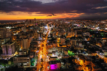Obraz premium Bella Vista, Santo Domingo, República Dominicana.