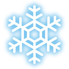 雪の結晶ぼかし-11雪の結晶アイコン　ぼかし