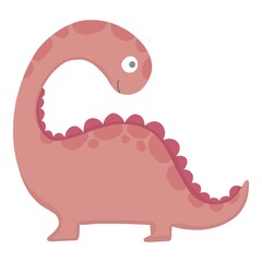 Cute dinosaur. Cartoon dinos, dinosaur colorful isolated character. Tyrannosaurus, triceratop, pterodactyl. Funny prehistoric animal, vector collection for kids