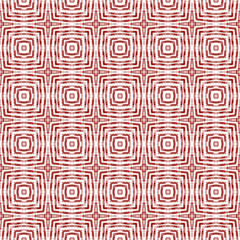 Fototapeta premium Ethnic hand painted pattern. Wine red