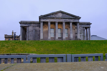 Fototapeta premium Edinburgh - Calton Hill - Medival Stone Monument