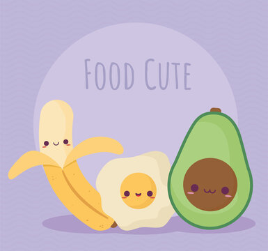 cute foods poster