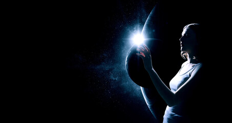 The universe within . Mixed media