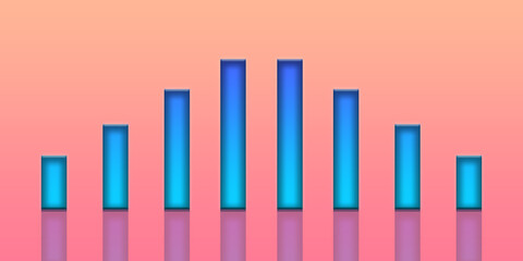 Graphic chart illustration