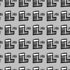 seamless pattern of sock cartoon