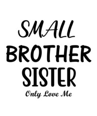 Small brother and sister Svg file