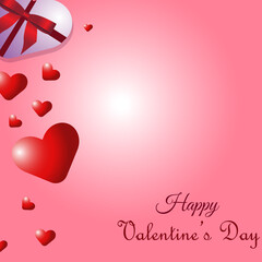 Valentine's day design. Holiday banners, web posters, flyers, stylish brochures, greeting cards, covers. romantic background 