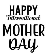 Happy international Mothers language day SVG file