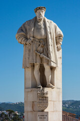 Statue of King D. João III, in Coimbra, Portugal