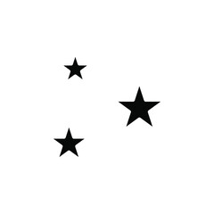 Stars, NightcSolid Icon, Vector, Illustration, Logo Template. Suitable For Many Purposes.