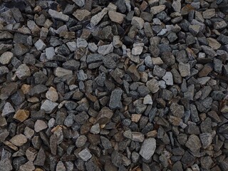 Railroad stones at Lake Accotink Park in Virginia