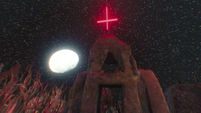Evil Church in forest
