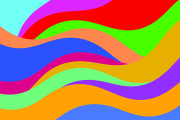 Abstract wavy paper background. Illustration with waves. Curve lines. 