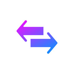 Arrow sign icon