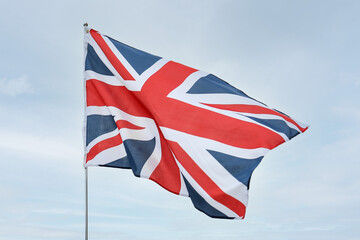 National flag of The United Kingdom outdoors