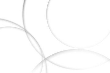 Abstract white and gray color, modern design background with geometric shape. Vector illustration.