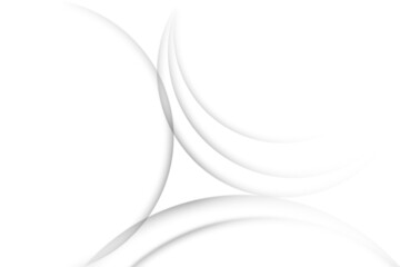 Abstract white and gray color, modern design background with geometric shape. Vector illustration.