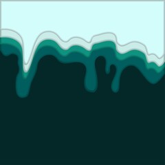 Abstract paper cut background simple. Green paper cut background. Beautiful background. Flat style vector illustration