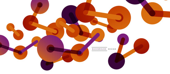 Network concept abstract background. Dots connection. Big data idea. Business template for wallpaper, banner, background or landing