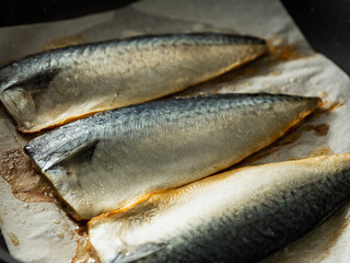 fresh fish on a plate