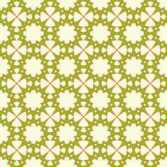 Abstract seamless pattern with various shapes. Geometric pattern for fabric. Textile background.