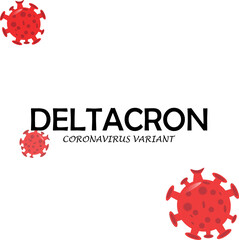 Art & Illustration, Deltacron is new covid-19 variant.