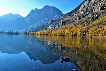 
June Lake is a census-designated place in Mono County, California. It is located against the...