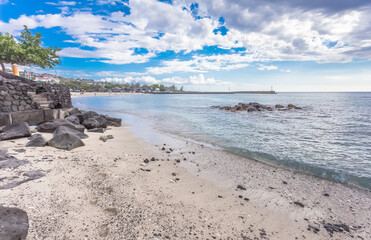 Plage des Roches Noires, Saint-Gilles-les-Bains, île de la Réunion 