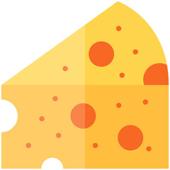 Cheese flat icon