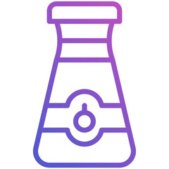Sauce Bottle line gradient icon