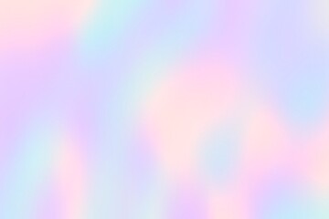 Delicate pastel background with a gradient of bright colors, purple, blue, orange, pink and green