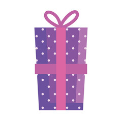 purple gift box