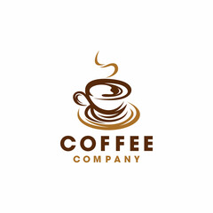 Coffee Logo design vector template.
