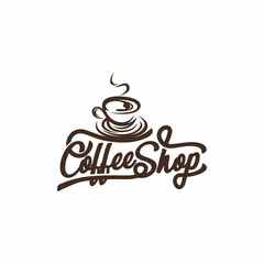 Coffee Logo design vector template.
