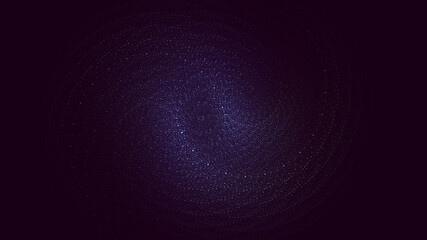 3D rendering abstract multicolor technology fractal light background