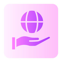 global network gradient icon