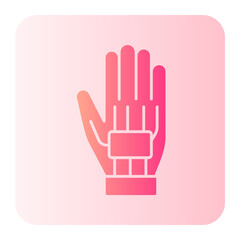 glove gradient icon