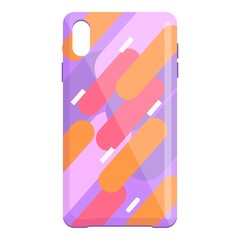 Modern abstract phone cover icon cartoon vector. Smartphone case. Smart cute