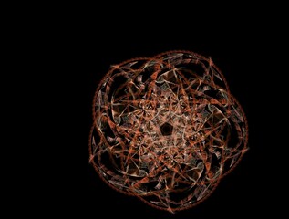 Imaginatory fractal abstract background Image